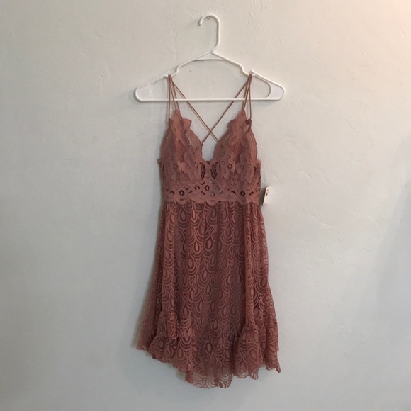 NWT Free People Adella Burnout Slip Dress - Picture 3 of 6